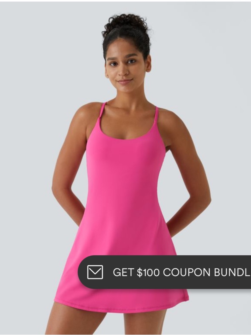 HALARA Pink Mini Dress